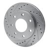 631-54185L Drilled/Slotted Brake Rotor [Silver], 2004-2008 Ford/Lincoln/Mercury/Mazda, Position: Front Left - image 2