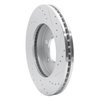 631-54186L Drilled/Slotted Brake Rotor [Silver], 2004-2008 Ford/Lincoln/Mercury/Mazda, Position: Front Left - image 4