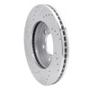 631-54186R Drilled/Slotted Brake Rotor [Silver], 2004-2008 Ford/Lincoln/Mercury/Mazda, Position: Front Right - image 4