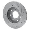 631-54187L Drilled/Slotted Brake Rotor [Silver], 2004-2008 Ford/Lincoln/Mercury/Mazda, Position: Front Left - image 4