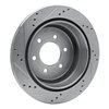 631-54188R Drilled/Slotted Brake Rotor [Silver], 2004-2011 Ford/Lincoln/Mercury/Mazda, Position: Rear Right - image 4
