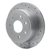 631-54189R Drilled/Slotted Brake Rotor [Silver], 2004-2011 Ford/Lincoln/Mercury/Mazda, Position: Rear Right - image 2