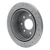 631-54189R Drilled/Slotted Brake Rotor [Silver], 2004-2011 Ford/Lincoln/Mercury/Mazda, Position: Rear Right - image 4