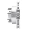 631-54190R Drilled/Slotted Brake Rotor [Silver], 2003-2005 Ford/Lincoln/Mercury/Mazda, Position: Front Right - image 3