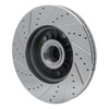 631-54191R Drilled/Slotted Brake Rotor [Silver], 2004-2006 Ford/Lincoln/Mercury/Mazda, Position: Front Right - image 4