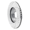 631-54193R Drilled/Slotted Brake Rotor [Silver], 2005-2012 Ford/Lincoln/Mercury/Mazda, Position: Front Right - image 4