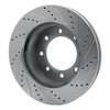 631-54196L Drilled/Slotted Brake Rotor [Silver], 2005-2012 Ford/Lincoln/Mercury/Mazda, Position: Front Left,Fr Left - image 4