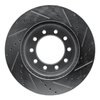 631-54197L Drilled/Slotted Brake Rotor [Silver], 2005-2016 Ford/Lincoln/Mercury/Mazda, Position: Front Left,Fr Left - image 2