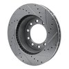 631-54197L Drilled/Slotted Brake Rotor [Silver], 2005-2016 Ford/Lincoln/Mercury/Mazda, Position: Front Left,Fr Left - image 4