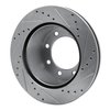631-54199L Drilled/Slotted Brake Rotor [Silver], 2005-2012 Ford/Lincoln/Mercury/Mazda, Position: Rear Left - image 4