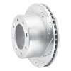 631-54199R Drilled/Slotted Brake Rotor [Silver], 2005-2012 Ford/Lincoln/Mercury/Mazda, Position: Rear Right - image 2