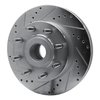 631-54201L Drilled/Slotted Brake Rotor [Silver], 2005-2007 Ford/Lincoln/Mercury/Mazda, Position: Front Left - image 2