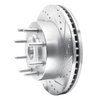 631-54201R Drilled/Slotted Brake Rotor [Silver], 2005-2007 Ford/Lincoln/Mercury/Mazda, Position: Front Right - image 2
