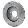 631-54203L Drilled/Slotted Brake Rotor [Silver], 2006-2010 Ford/Lincoln/Mercury/Mazda, Position: Front Left - image 4