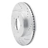 631-54203R Drilled/Slotted Brake Rotor [Silver], 2006-2010 Ford/Lincoln/Mercury/Mazda, Position: Front Right - image 2