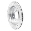 631-54205R Drilled/Slotted Brake Rotor [Silver], 2007-2017 Ford/Lincoln/Mercury/Mazda, Position: Rear Right - image 4