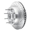 631-54206R Drilled/Slotted Brake Rotor [Silver], 2006-2012 Ford/Lincoln/Mercury/Mazda, Position: Front Right - image 2