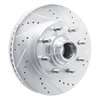 631-54209R Drilled/Slotted Brake Rotor [Silver], Fits Select Ford/Lincoln/Mercury/Mazda, Position: Front Right - image 2