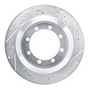 631-54210R Drilled/Slotted Brake Rotor [Silver], Fits Select Ford/Lincoln/Mercury/Mazda, Position: Rear Right