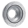 631-54210R Drilled/Slotted Brake Rotor [Silver], Fits Select Ford/Lincoln/Mercury/Mazda, Position: Rear Right - image 4