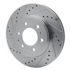 631-54215L Drilled/Slotted Brake Rotor [Silver], 2009-2009 Ford/Lincoln/Mercury/Mazda, Position: Front Left - image 2