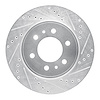 631-54215R Drilled/Slotted Brake Rotor [Silver], 2009-2009 Ford/Lincoln/Mercury/Mazda, Position: Front Right - image 1
