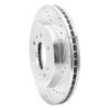 631-54215R Drilled/Slotted Brake Rotor [Silver], 2009-2009 Ford/Lincoln/Mercury/Mazda, Position: Front Right - image 2