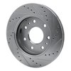 631-54216L Drilled/Slotted Brake Rotor [Silver], 2009-2009 Ford/Lincoln/Mercury/Mazda, Position: Front Left - image 4