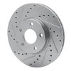 631-54217L Drilled/Slotted Brake Rotor [Silver], 2010-2013 Ford/Lincoln/Mercury/Mazda, Position: Front Left - image 2