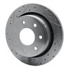 631-54218L Drilled/Slotted Brake Rotor [Silver], 2012-2014 Ford/Lincoln/Mercury/Mazda, Position: Rear Left - image 2