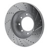 631-54223L Drilled/Slotted Brake Rotor [Silver], Fits Select Ford/Lincoln/Mercury/Mazda, Position: Front Left,Fr Left - image 4
