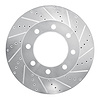 631-54223R Drilled/Slotted Brake Rotor [Silver], Fits Select Ford/Lincoln/Mercury/Mazda, Position: Fr Right,Front Right - image 1