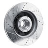 631-54224R Drilled/Slotted Brake Rotor [Silver], Fits Select Ford/Lincoln/Mercury/Mazda, Position: Front Right - image 4