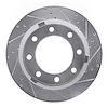 631-54227R Drilled/Slotted Brake Rotor [Silver], Fits Select Ford/Lincoln/Mercury/Mazda, Position: Rear Right - image 1