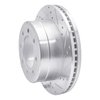 631-54227R Drilled/Slotted Brake Rotor [Silver], Fits Select Ford/Lincoln/Mercury/Mazda, Position: Rear Right - image 2