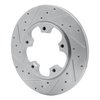 631-54228L Drilled/Slotted Brake Rotor [Silver], 2015-2020 Ford/Lincoln/Mercury/Mazda, Position: Rear Left - image 2