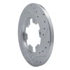 631-54229L Drilled/Slotted Brake Rotor [Silver], Fits Select Ford/Lincoln/Mercury/Mazda, Position: Rear Left - image 4