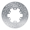 631-54229R Drilled/Slotted Brake Rotor [Silver], Fits Select Ford/Lincoln/Mercury/Mazda, Position: Rear Right - image 1