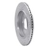 631-54231R Drilled/Slotted Brake Rotor [Silver], 2015-2017 Ford/Lincoln/Mercury/Mazda, Position: Rear Right - image 4