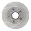631-54237L Drilled/Slotted Brake Rotor [Silver], 1994-1995 Ford/Lincoln/Mercury/Mazda, Position: Front Left - image 1