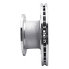 631-54244L Drilled/Slotted Brake Rotor [Silver], 1983-1999 Ford/Lincoln/Mercury/Mazda, Position: Fr Left - image 1