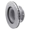 631-54244L Drilled/Slotted Brake Rotor [Silver], 1983-1999 Ford/Lincoln/Mercury/Mazda, Position: Fr Left - image 2