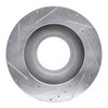 631-54244R Drilled/Slotted Brake Rotor [Silver], 1983-1999 Ford/Lincoln/Mercury/Mazda, Position: Fr Right - image 2