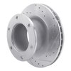 631-54244R Drilled/Slotted Brake Rotor [Silver], 1983-1999 Ford/Lincoln/Mercury/Mazda, Position: Fr Right - image 3