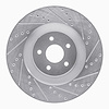 631-54261R Drilled/Slotted Brake Rotor [Silver], 2016-2018 Ford/Lincoln/Mercury/Mazda, Position: Front Right - image 1