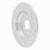 631-54262L Drilled/Slotted Brake Rotor [Silver], Fits Select Ford/Lincoln/Mercury/Mazda, Position: Rear Left - image 4