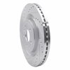 631-54266L Drilled/Slotted Brake Rotor [Silver], 2013-2019 Ford/Lincoln/Mercury/Mazda, Position: Front Left - image 2
