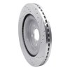 631-54266L Drilled/Slotted Brake Rotor [Silver], 2013-2019 Ford/Lincoln/Mercury/Mazda, Position: Front Left - image 4