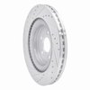 631-54266R Drilled/Slotted Brake Rotor [Silver], 2013-2019 Ford/Lincoln/Mercury/Mazda, Position: Front Right - image 4