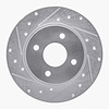 631-54269L Drilled/Slotted Brake Rotor [Silver], Fits Select Ford/Lincoln/Mercury/Mazda, Position: Rear Left - image 1